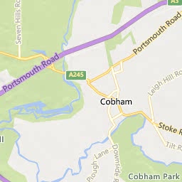 Map of Weybridge
