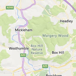Map of Reigate
