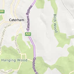 Map of Caterham