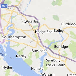 Map of Fareham