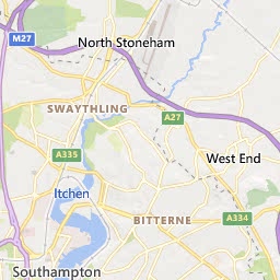 Map of Eastleigh