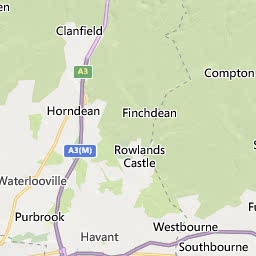 Map of Fareham