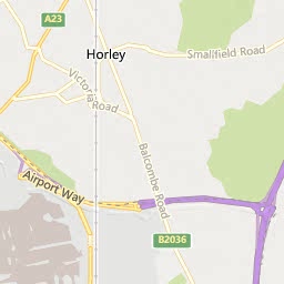 Map of Horley