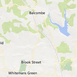 Map of Haywards Heath