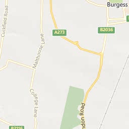 Map of Burgess Hill