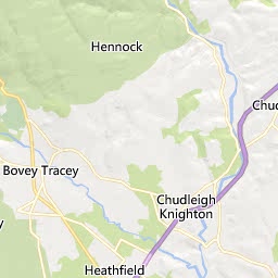 Map of Newton Abbot