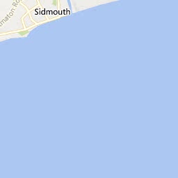 Map of Sidmouth