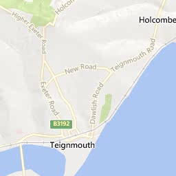 Map of Teignmouth