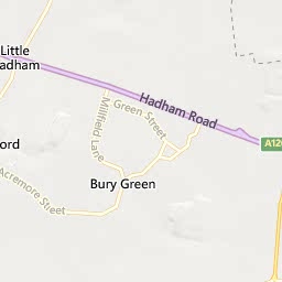 Map of Bishop's Stortford