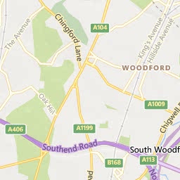 Map of Walthamstow