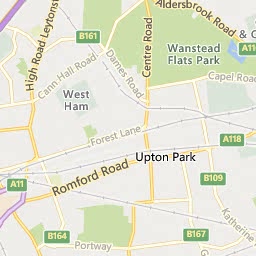 Map of Walthamstow