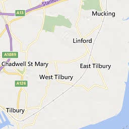 Map of Gravesend