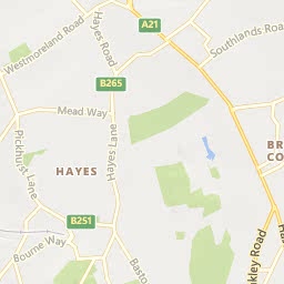 Map of West Wickham
