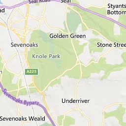 Map of Sevenoaks