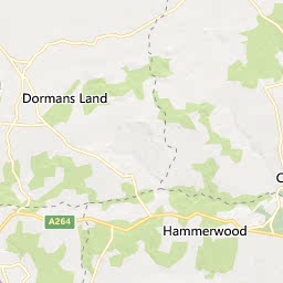 Map of East Grinstead
