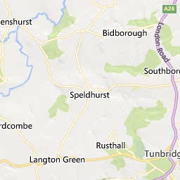 Map of Tonbridge