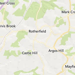 Map of Crowborough